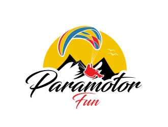 Paramotor Fun logo design by MarkindDesign