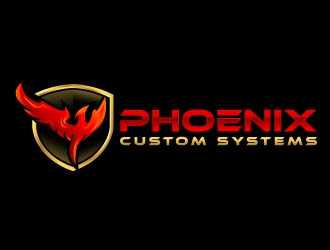 phoenix custom systems logo design by J0s3Ph