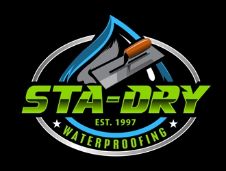 Sta-Dry Waterproofing logo design by DreamLogoDesign