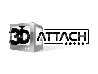 3D Attach logo design by jaize