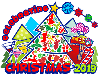 Celebrating Christmas 2019 logo design by coco