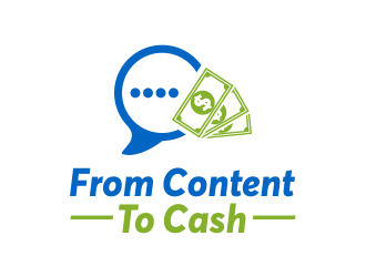 From Content To Cash logo design by done