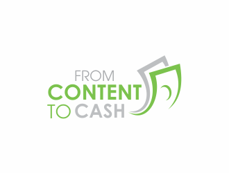 From Content To Cash logo design by up2date