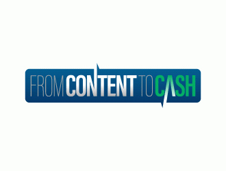 From Content To Cash logo design by lestatic22