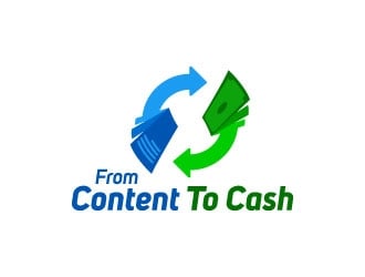 From Content To Cash logo design by DesignPal