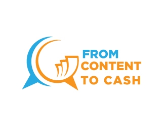 From Content To Cash logo design by Erasedink