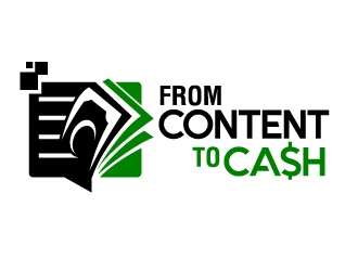 From Content To Cash logo design by jaize