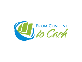 From Content To Cash logo design by pencilhand