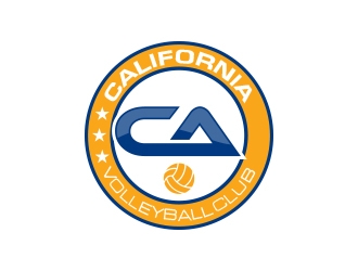 California Volleyball Club logo design by MarkindDesign