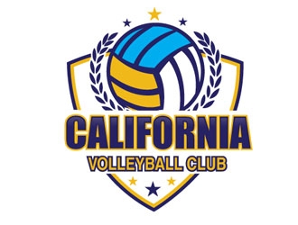 California Volleyball Club logo design by logoguy