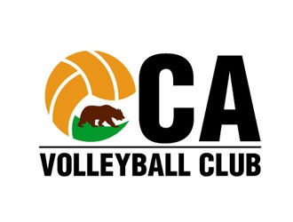 California Volleyball Club logo design by logoguy