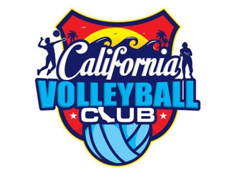 California Volleyball Club logo design by logoguy