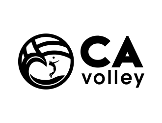 California Volleyball Club logo design by JessicaLopes