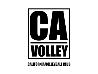 California Volleyball Club logo design by Greenlight