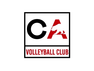 California Volleyball Club logo design by KJam