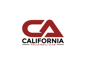 California Volleyball Club logo design by semar