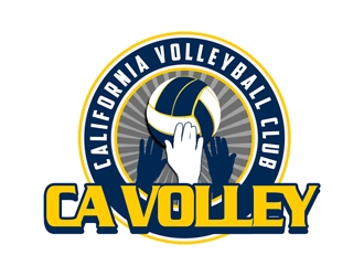 California Volleyball Club logo design by kunejo