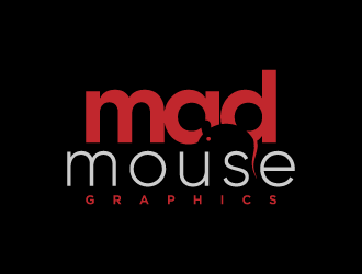 Mad Mouse Graphics logo design by denfransko