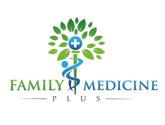 family medicine plus logo design by dorijo
