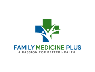 family medicine plus logo design by bluespix