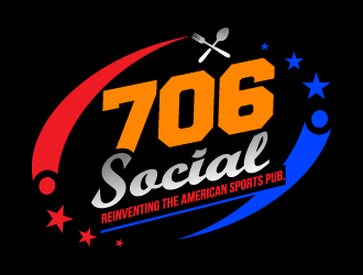 706 Social  logo design by Suvendu
