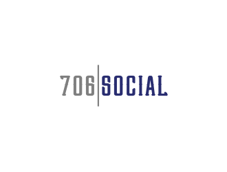 706 Social  logo design by bricton