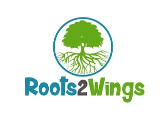 Roots2Wings logo design by shravya