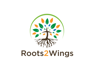 Roots2Wings logo design by ammad