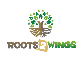 Roots2Wings logo design by YONK