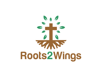 Roots2Wings logo design by ROSHTEIN