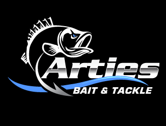 Arties Bait & Tackle logo design by Vincent Leoncito