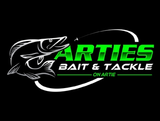 Arties Bait & Tackle logo design by MAXR