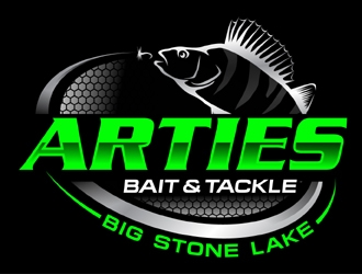 Arties Bait & Tackle logo design by MAXR