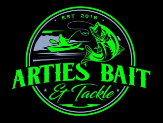 Arties Bait & Tackle logo design by DreamLogoDesign