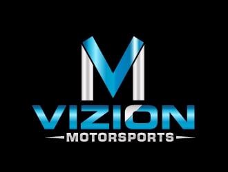 Vizion Motorsports logo design by 35mm