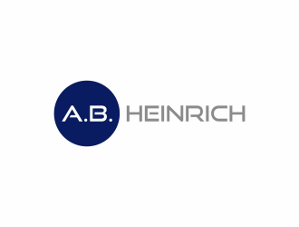 A.B. Heinrich logo design by santrie
