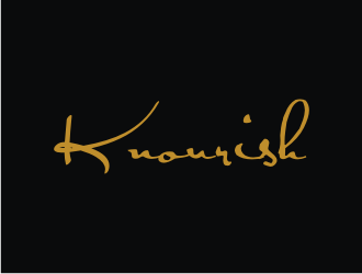 Knourish logo design by logitec