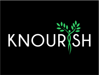 Knourish logo design by cintoko
