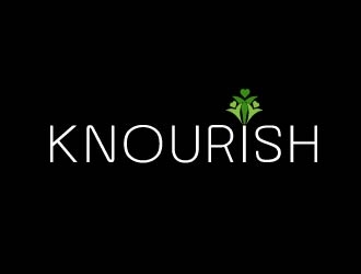 Knourish logo design by shravya