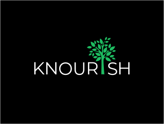 Knourish logo design by Aster