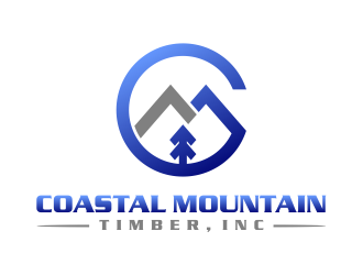 Coastal Mountain Timber, Inc. logo design by cintoko