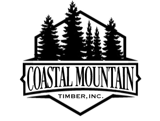 Coastal Mountain Timber, Inc. logo design by ElonStark