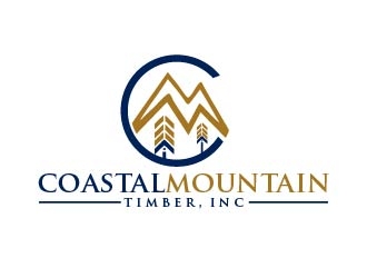 Coastal Mountain Timber, Inc. logo design by shravya