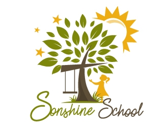 Sonshine School logo design by dorijo