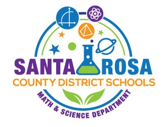 Santa Rosa County District Schools - Math & Science Department logo design by invento