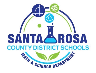 Santa Rosa County District Schools - Math & Science Department logo design by invento