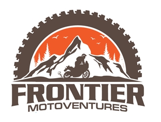 frontier motoventures logo design by DreamLogoDesign