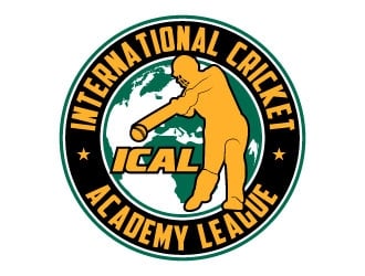 International Cricket Academy League logo design by daywalker