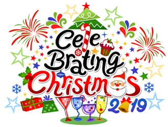 Celebrating Christmas 2019 logo design by ingepro
