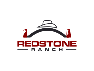 Redstone Ranch logo design by ammad